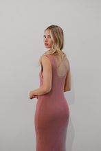Load image into Gallery viewer, Mauve Kanzo Midi Dress