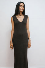 Load image into Gallery viewer, Espresso Kanzo Midi Dress
