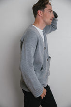Load image into Gallery viewer, Mens Stone Grandpa Cardigan