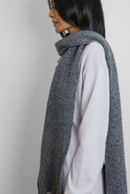 Load image into Gallery viewer, Charcoal Ribbed Scarf