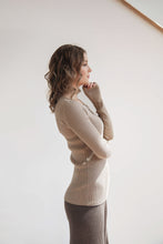 Load image into Gallery viewer, Cream Flint Henley