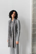 Load image into Gallery viewer, Ribbed Cashmere Scarf - Ocean