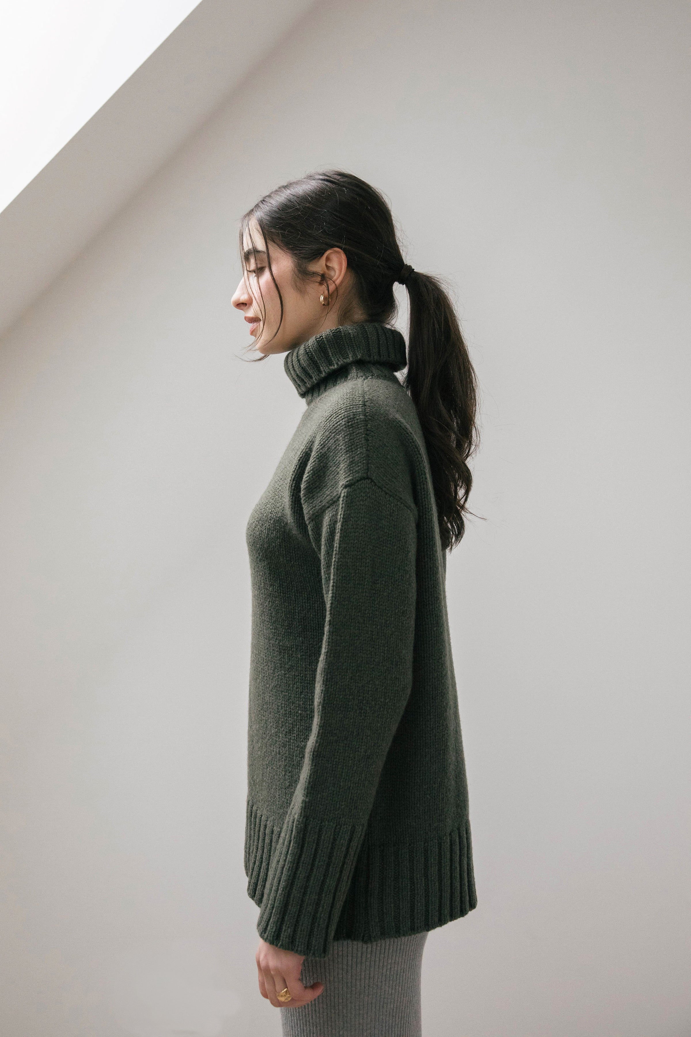 Forest Jordan Funnel Neck