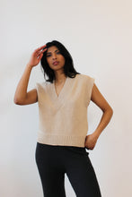 Load image into Gallery viewer, Cream Revy Sweater Vest
