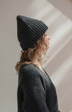 Load image into Gallery viewer, Onyx Cashmere Beanie
